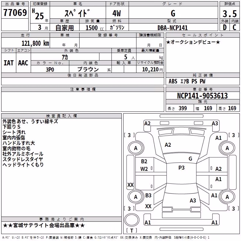 TOYOTA SPADE