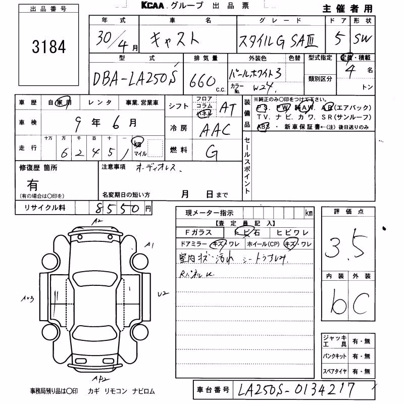 DAIHATSU CAST