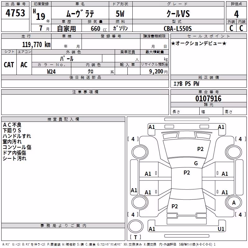 DAIHATSU MOVE LATTE