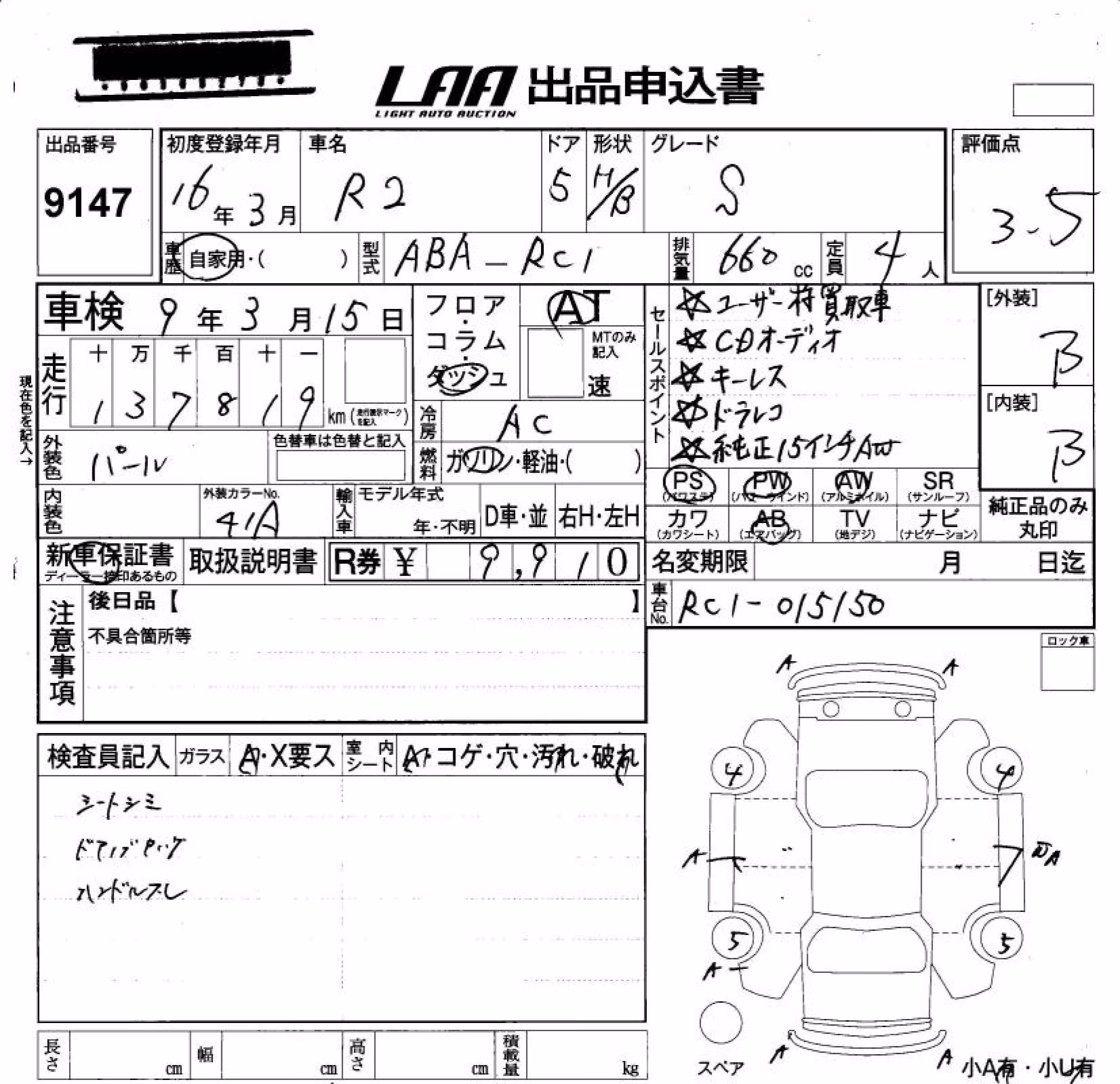SUBARU R2