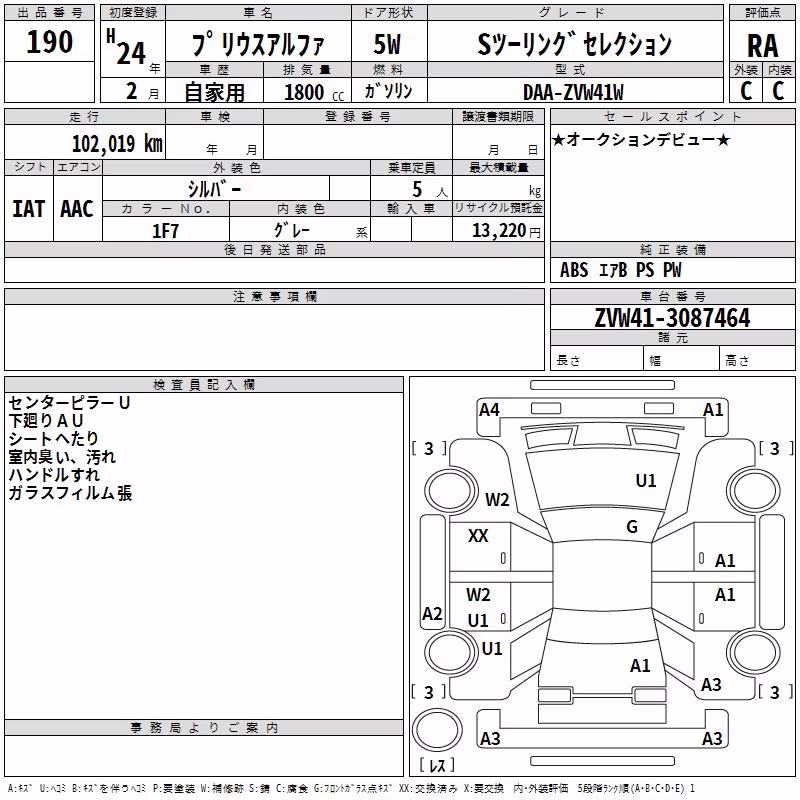 TOYOTA PRIUS ALPHA
