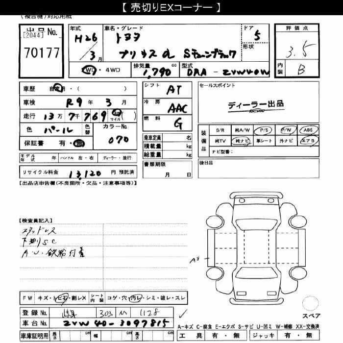 TOYOTA PRIUS ALPHA