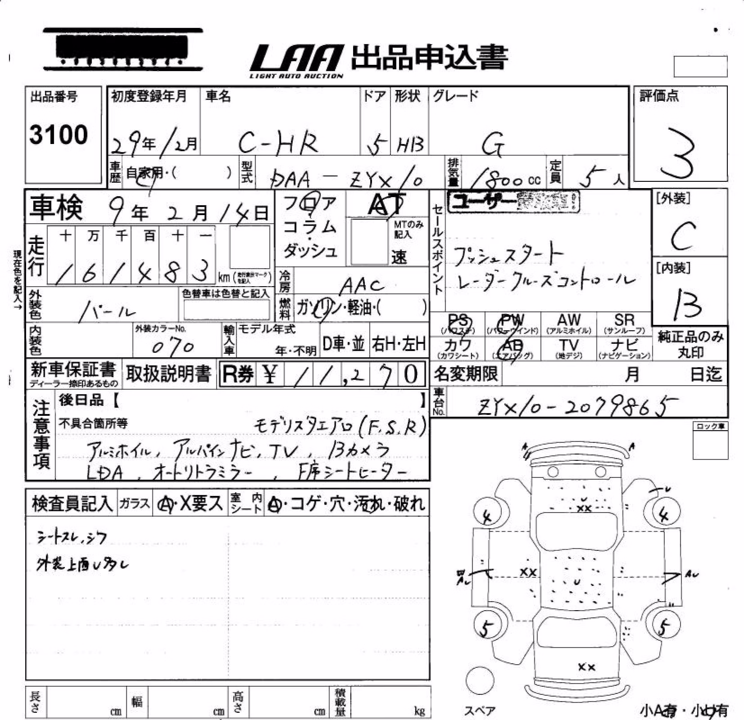 TOYOTA C-HR