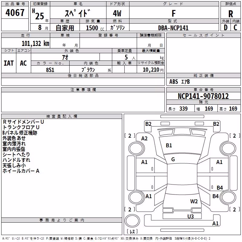 TOYOTA SPADE