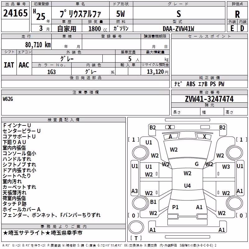 TOYOTA PRIUS ALPHA