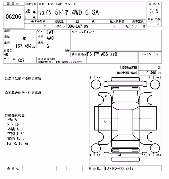 DAIHATSU WAKE