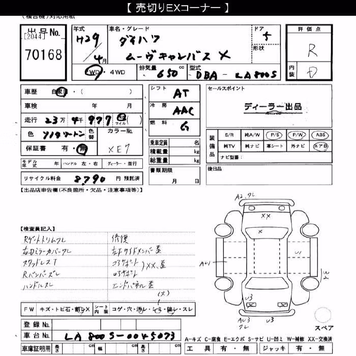 DAIHATSU MOVE CANBUS