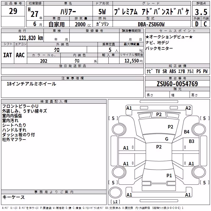 TOYOTA HARRIER