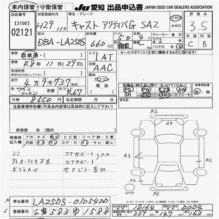 DAIHATSU CAST