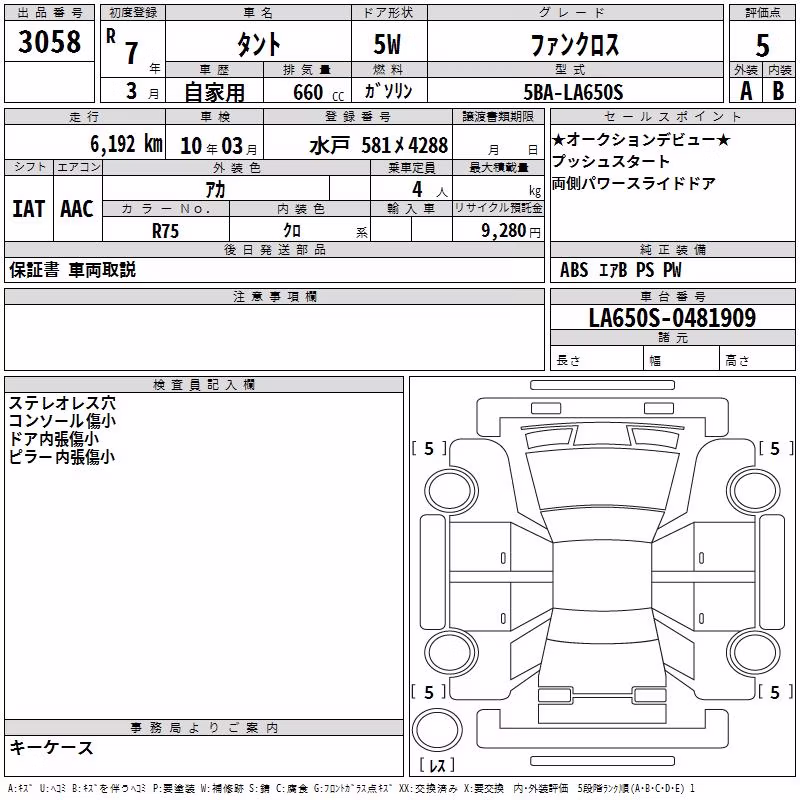 DAIHATSU TANTO