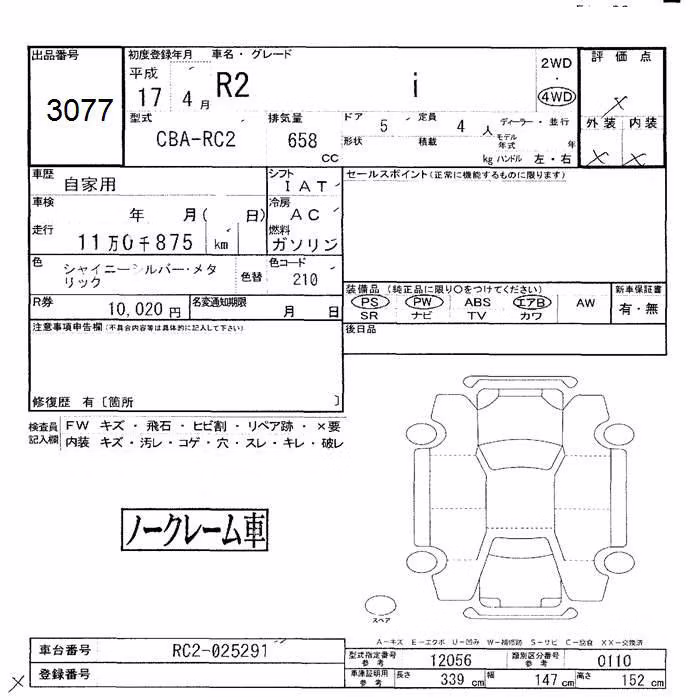 SUBARU R2
