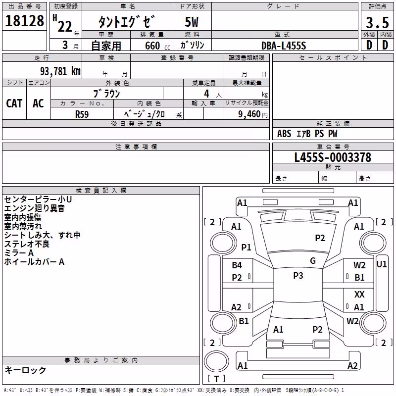 DAIHATSU TANTO EXE
