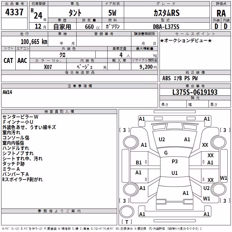 DAIHATSU TANTO