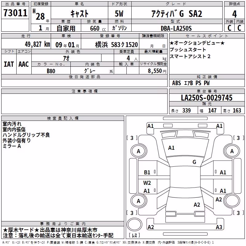 DAIHATSU CAST