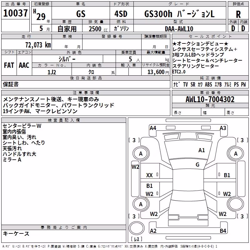 LEXUS GS300H