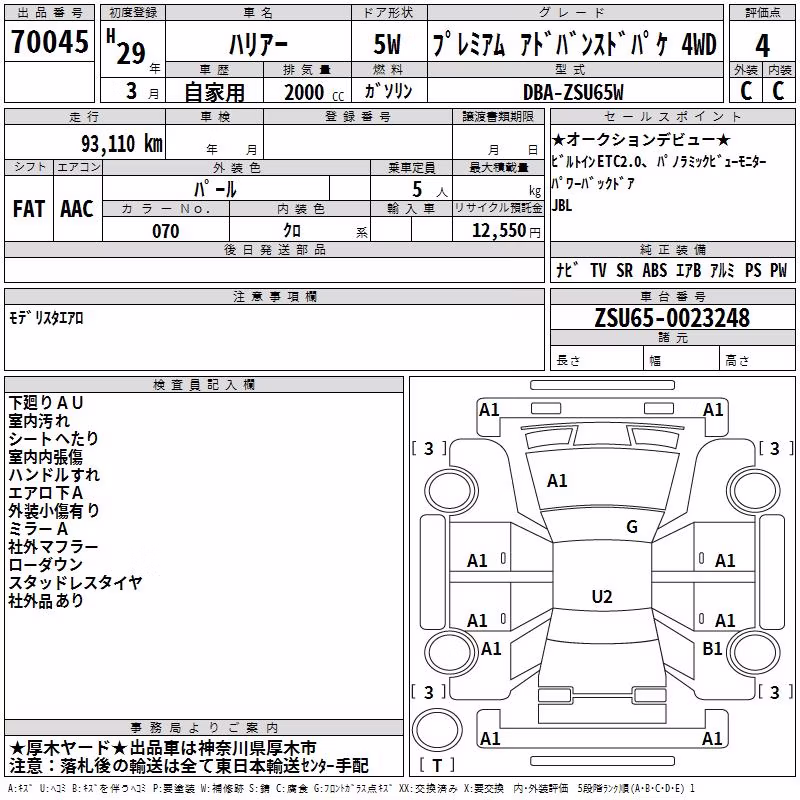 TOYOTA HARRIER