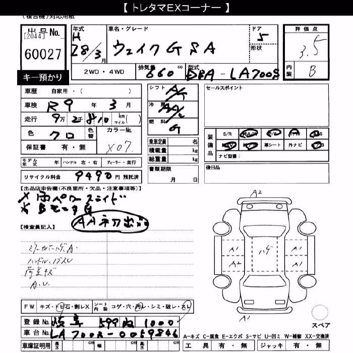 DAIHATSU WAKE