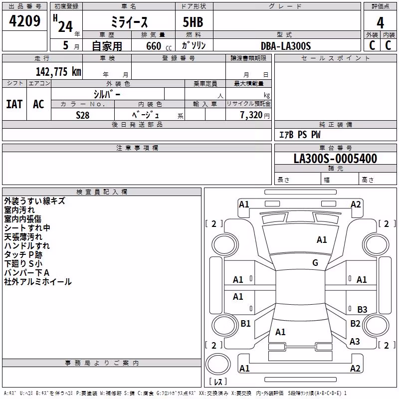DAIHATSU MIRA E:S