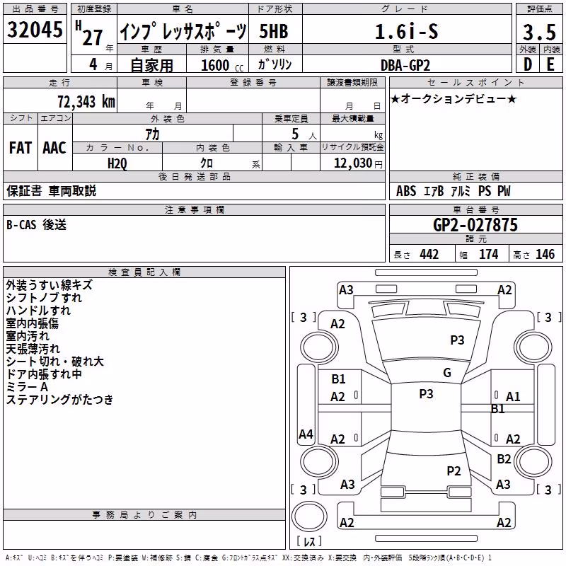 SUBARU IMPREZA