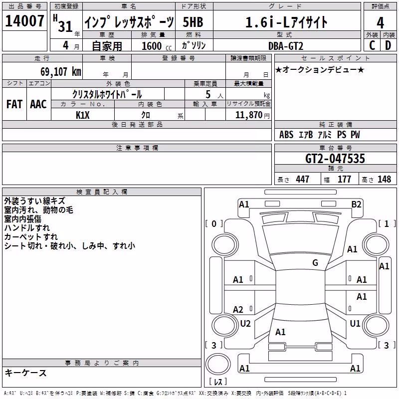 SUBARU IMPREZA
