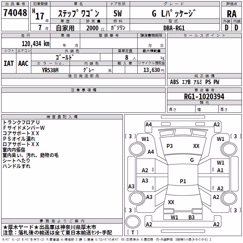 HONDA STEPWGN