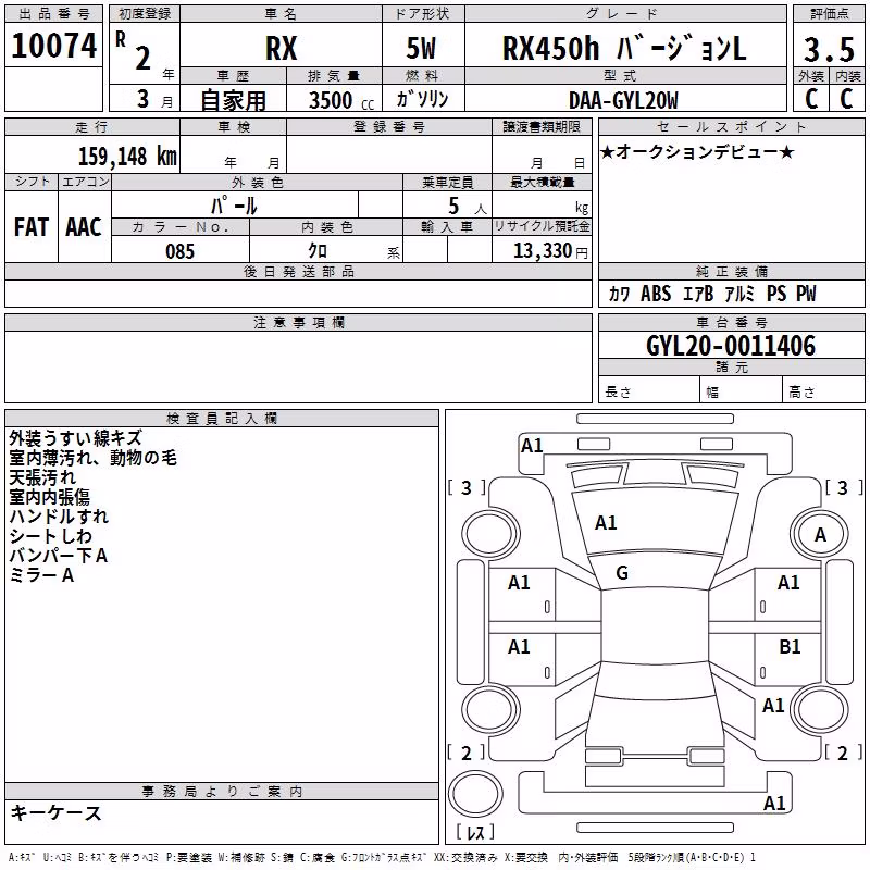 LEXUS RX450H