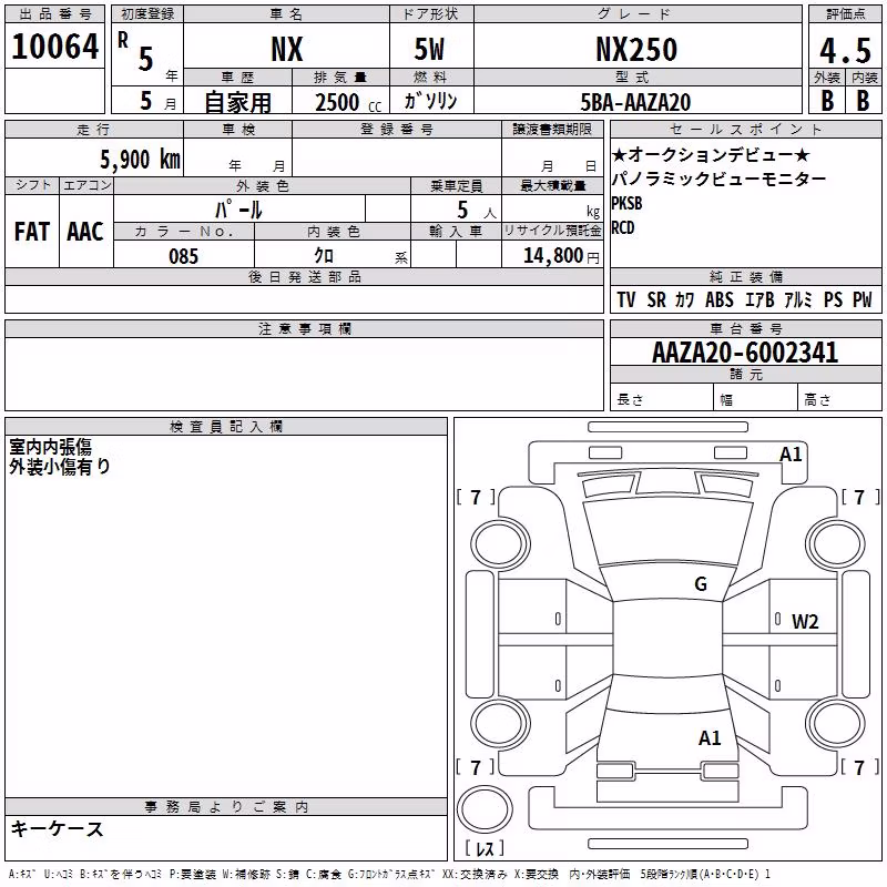 LEXUS NX250