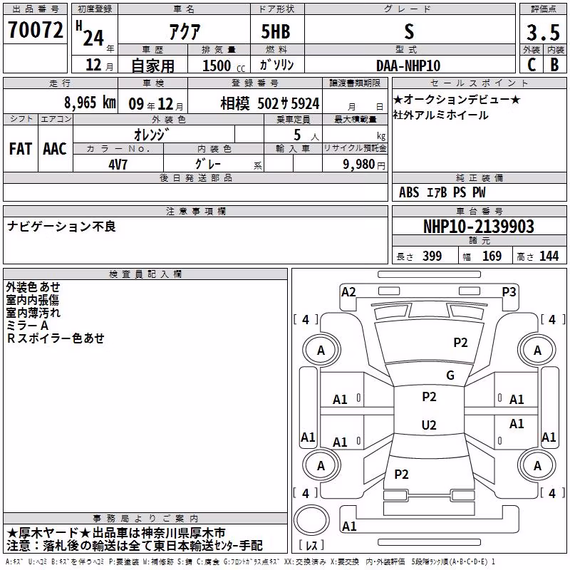 TOYOTA AQUA