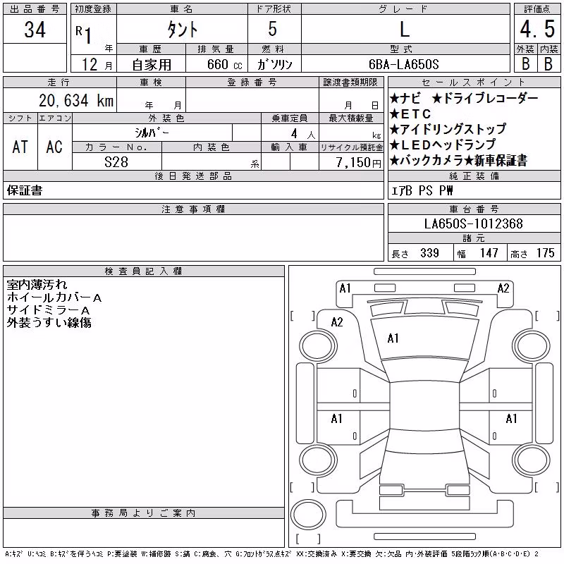 DAIHATSU TANTO