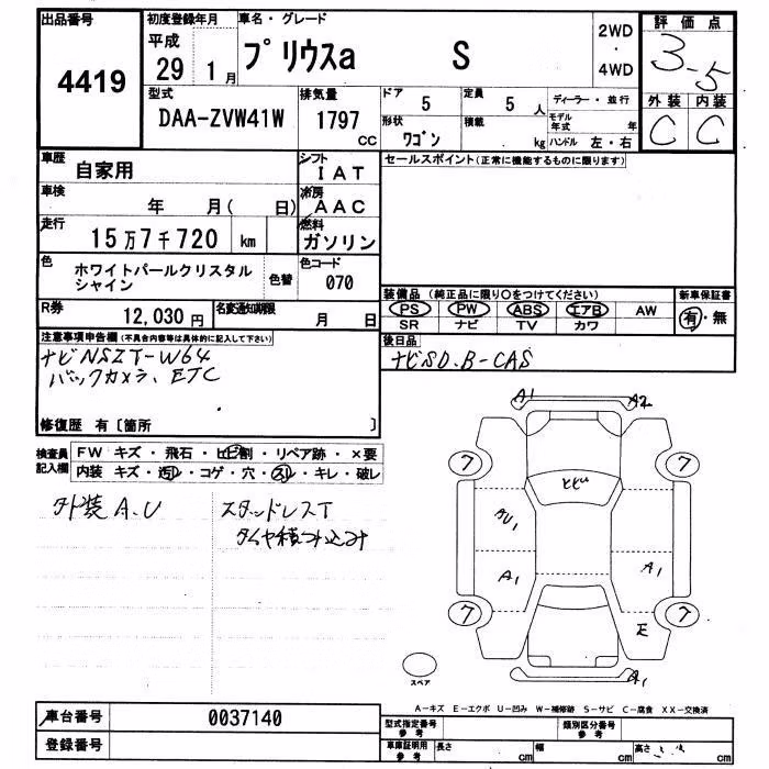 TOYOTA PRIUS ALPHA