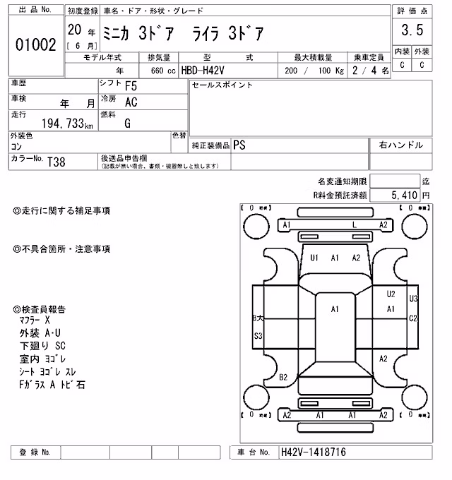 MITSUBISHI MINICA