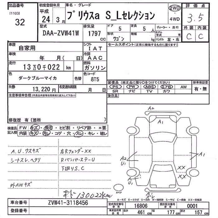 TOYOTA PRIUS ALPHA