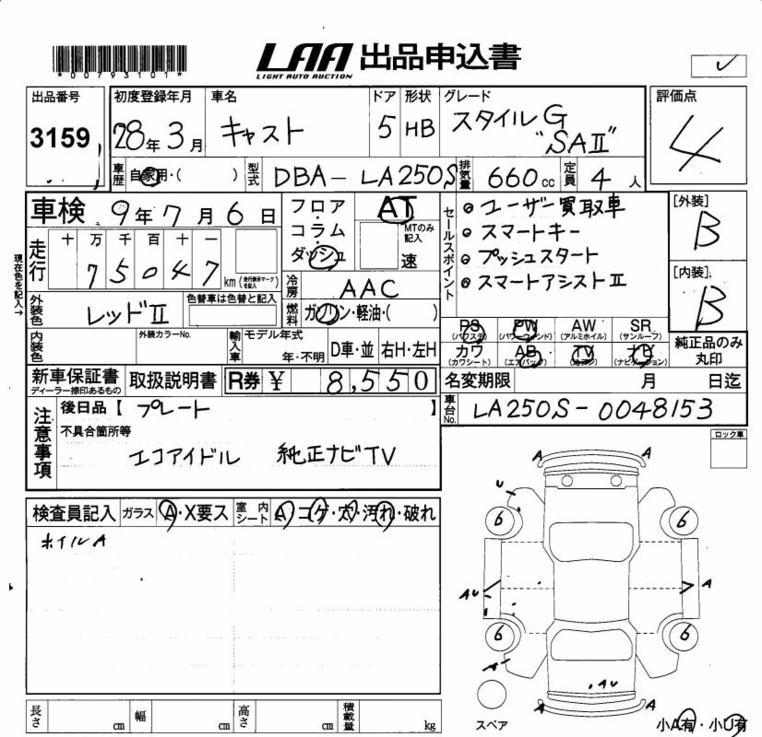 DAIHATSU CAST