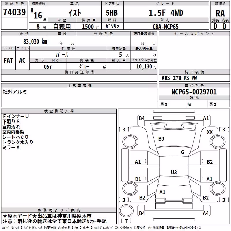 TOYOTA IST
