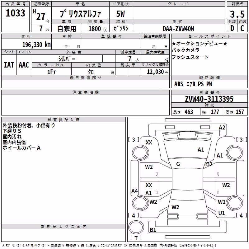 TOYOTA PRIUS ALPHA