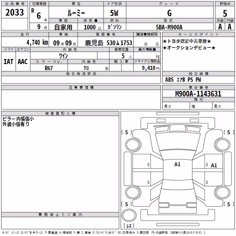 TOYOTA ROOMY