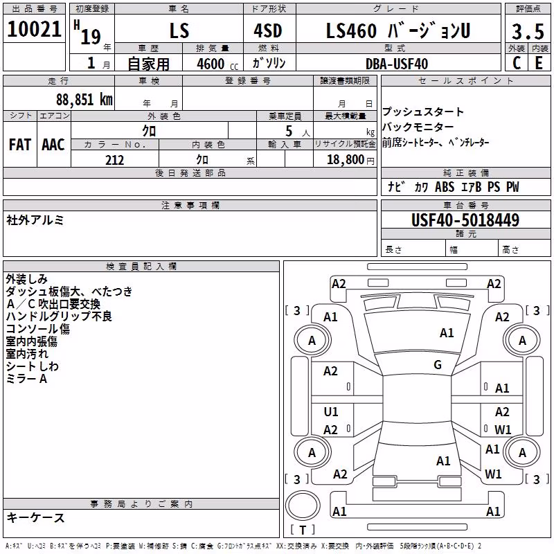 LEXUS LS460