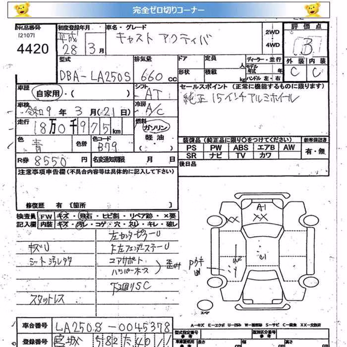 DAIHATSU CAST