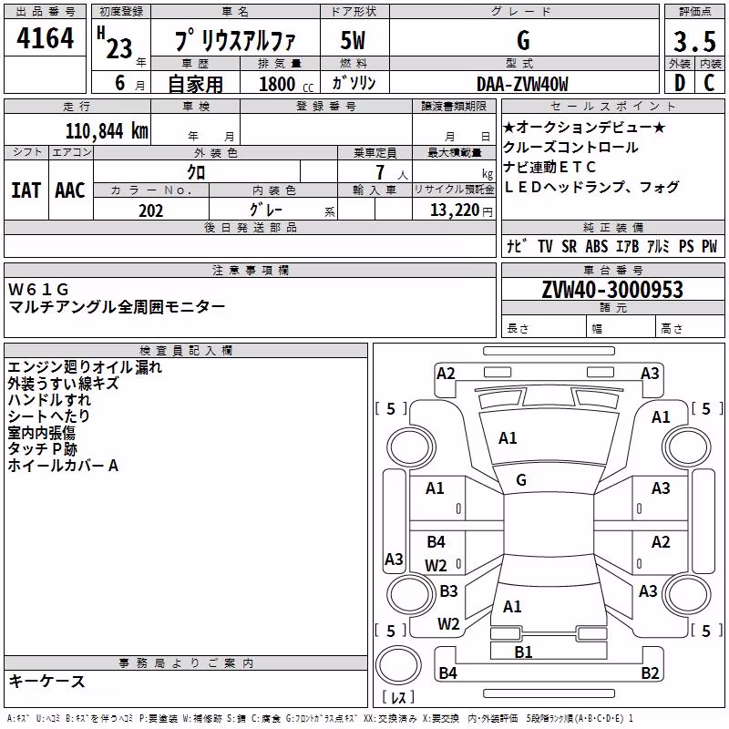 TOYOTA PRIUS ALPHA