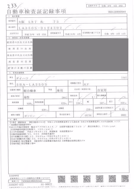 DAIHATSU MIRA E:S