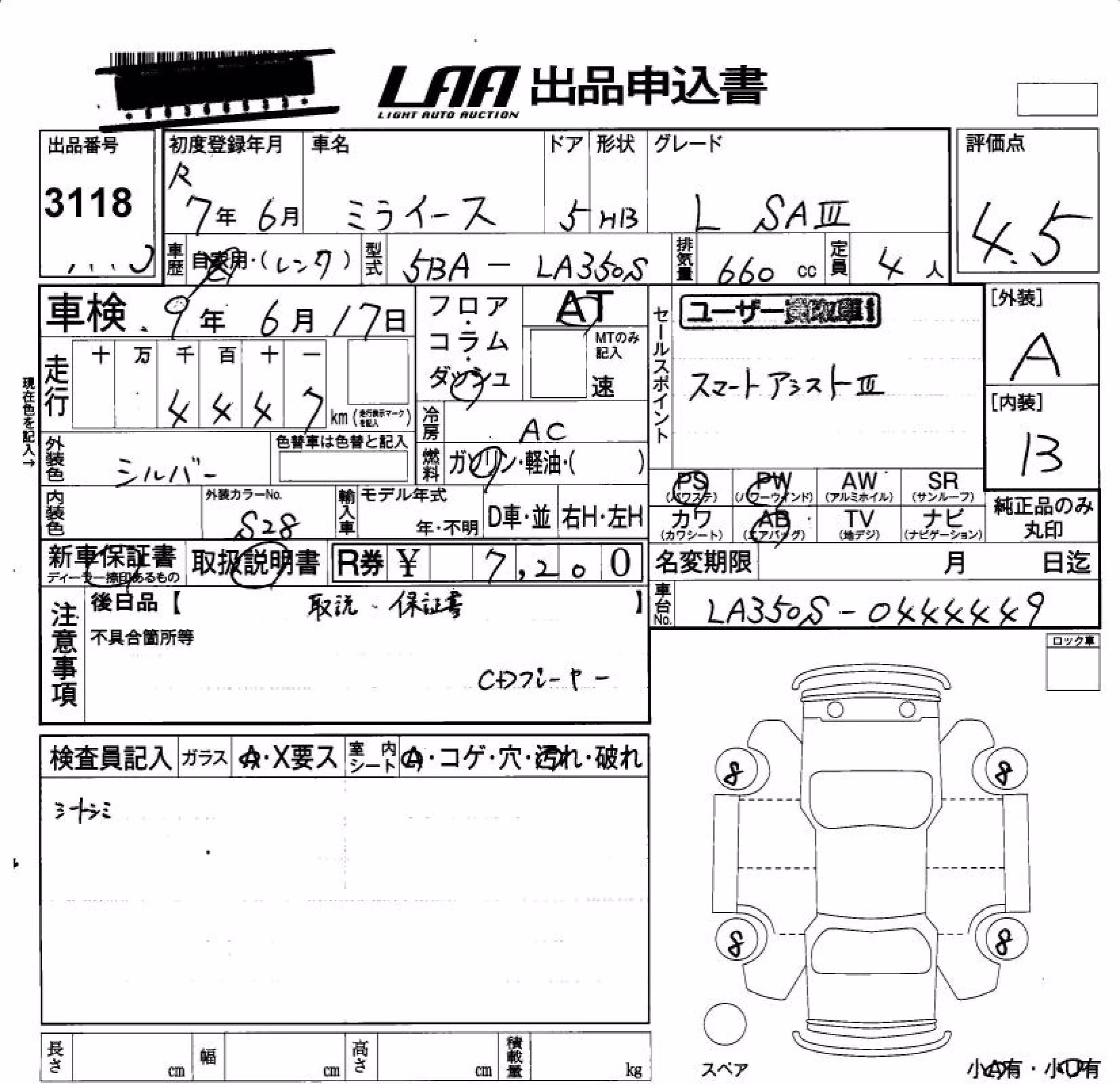 DAIHATSU MIRA E:S