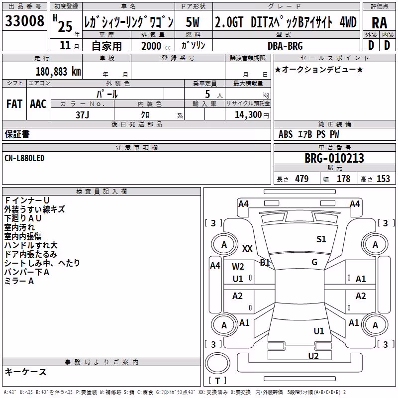 SUBARU LEGACY