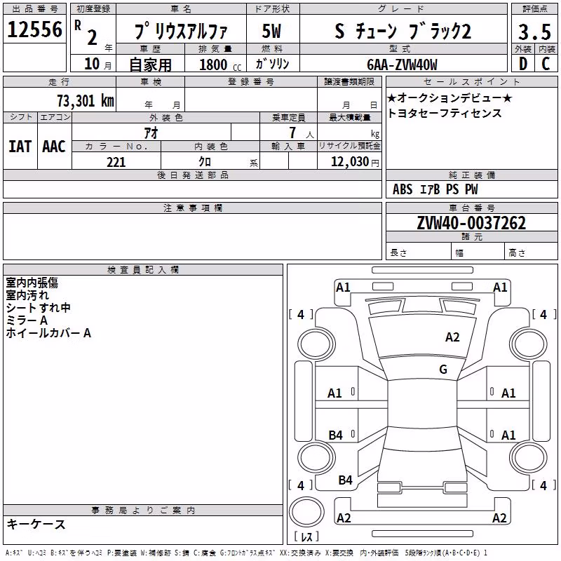 TOYOTA PRIUS ALPHA