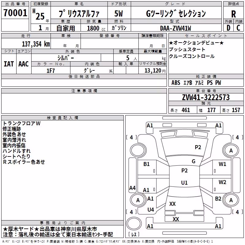 TOYOTA PRIUS ALPHA