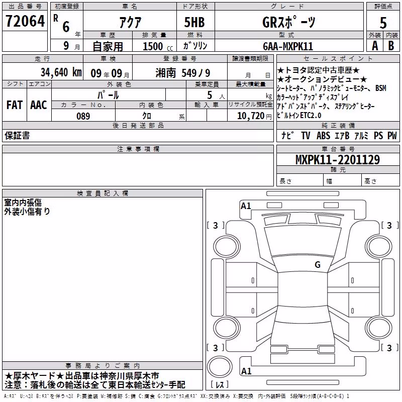 TOYOTA AQUA