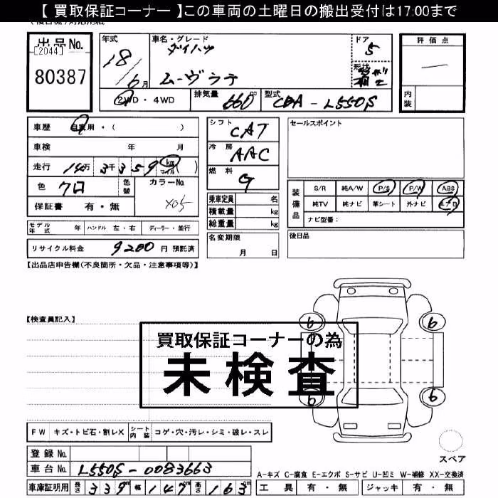 DAIHATSU MOVE LATTE