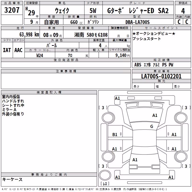 DAIHATSU WAKE