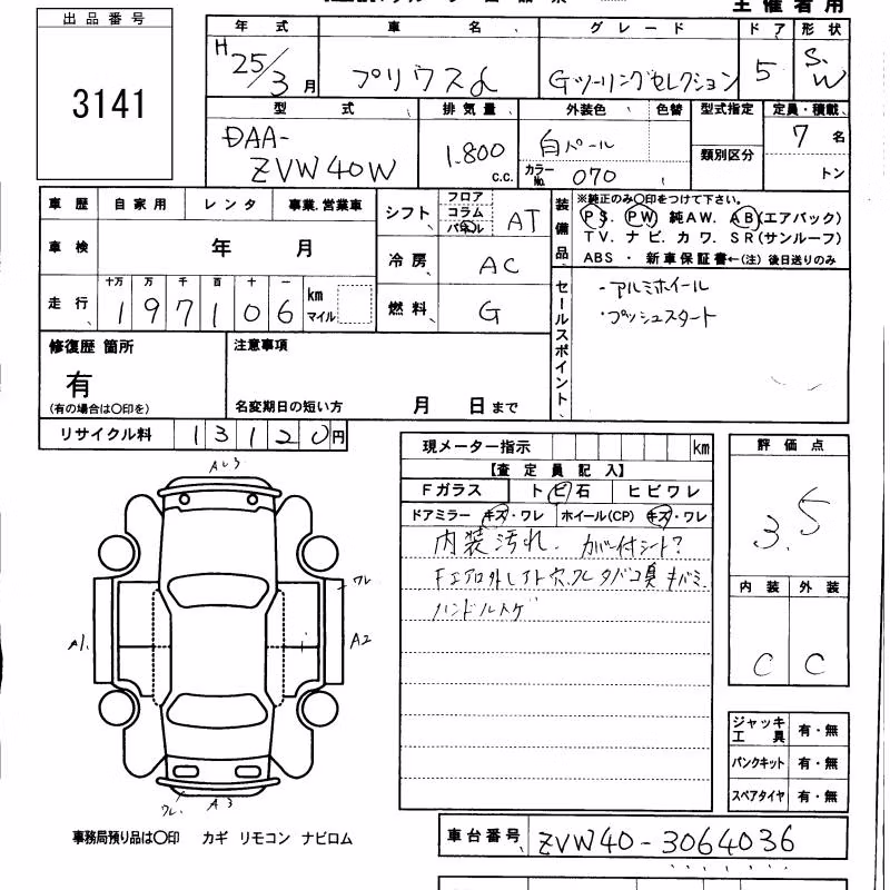 TOYOTA PRIUS ALPHA