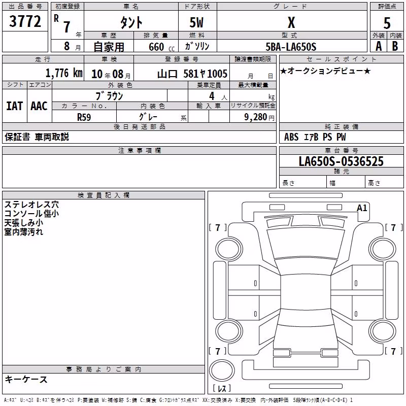 DAIHATSU TANTO
