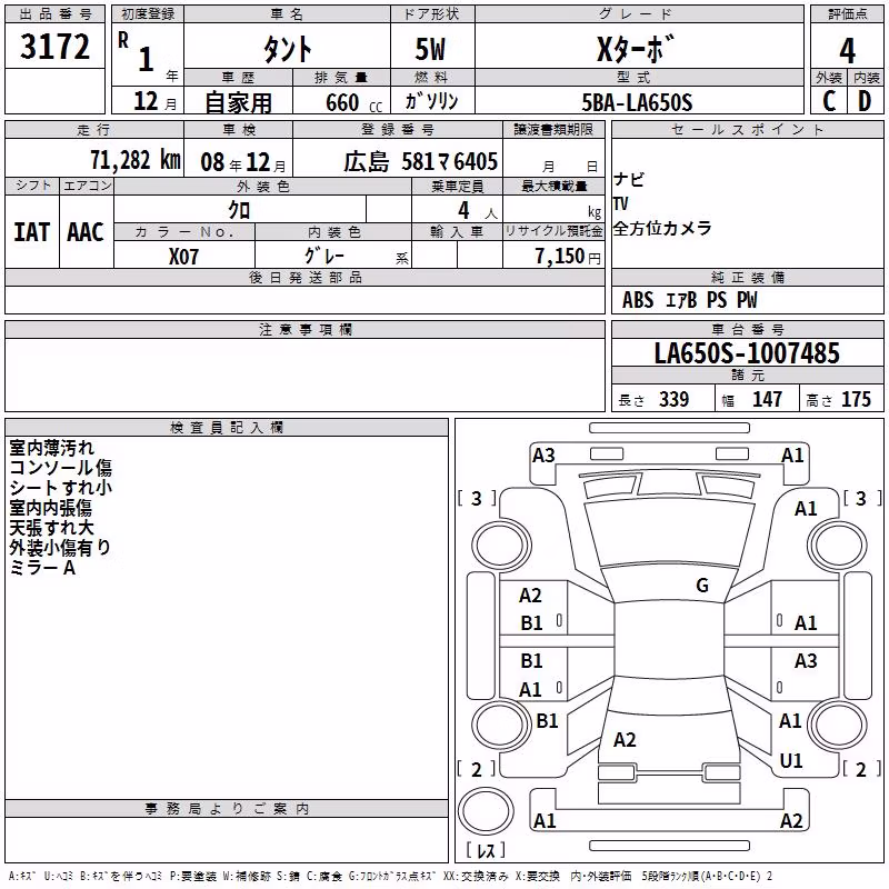 DAIHATSU TANTO
